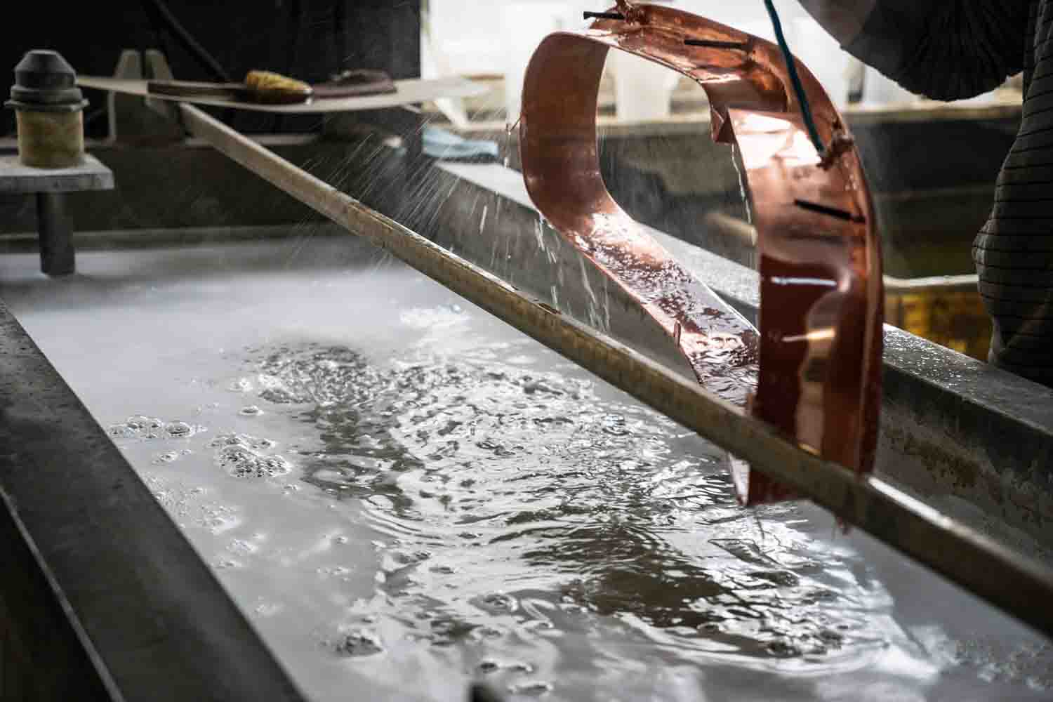 Adhesive Masking in electroplating bath